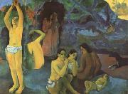 Paul Gauguin Where do we come form (mk07) china oil painting reproduction